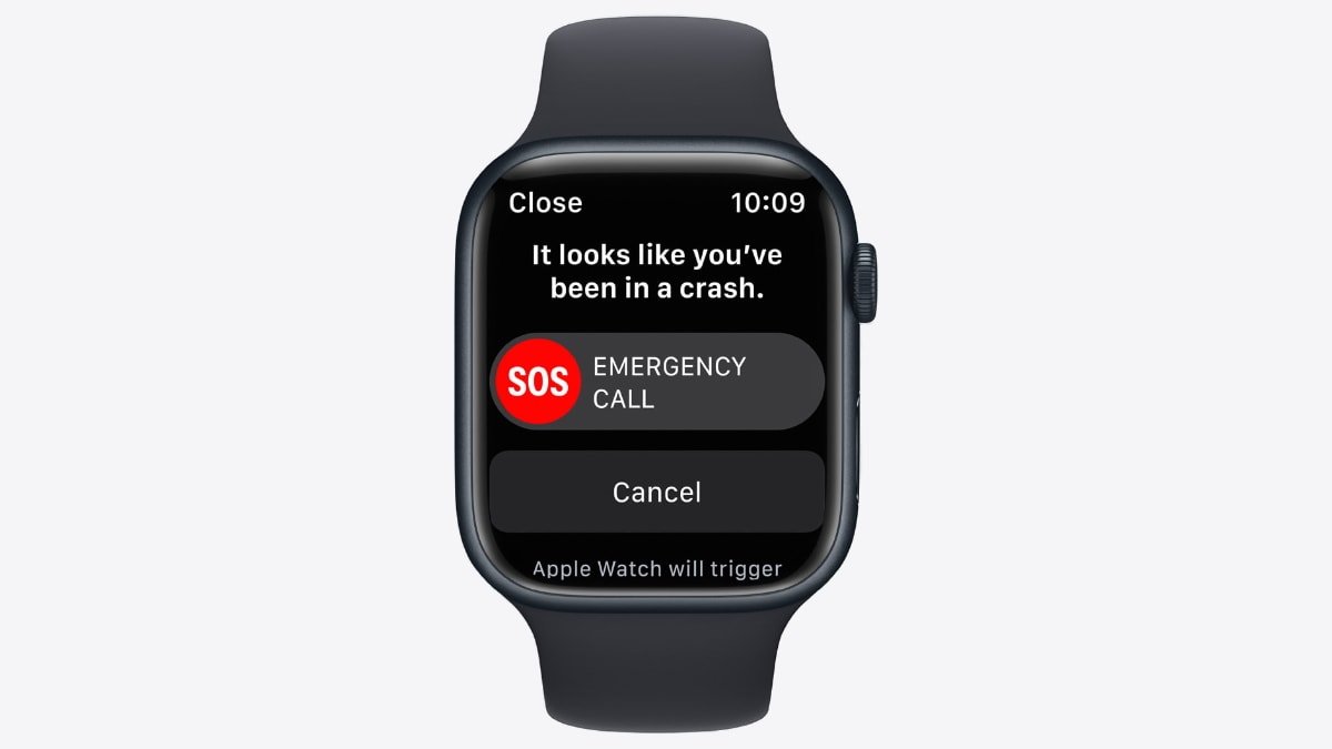 Crash Detection on Apple Watch Series 8
